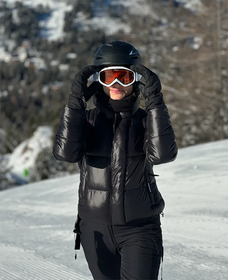 Skifahren in den Bergen
